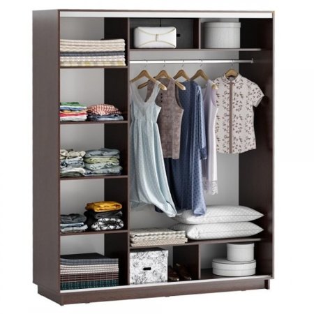 Шкаф-купе Стоун стандарт 3 дверный (Дуб сонома, 180)