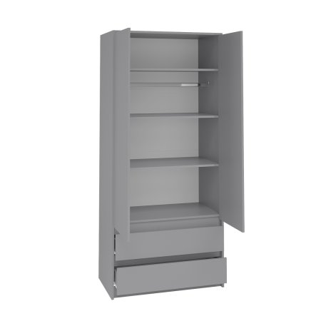 Айден шкаф 2 ств ШК06-900 (Серый)