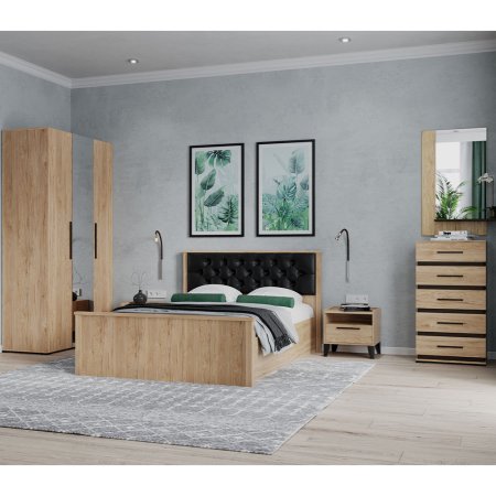 Модена зеркало МЗ-20 (Венге/Анкор светлый)