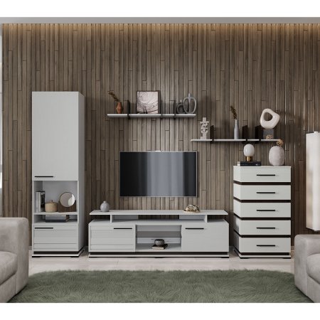 Модена полка навесная МН-1 (Венге/Анкор светлый)