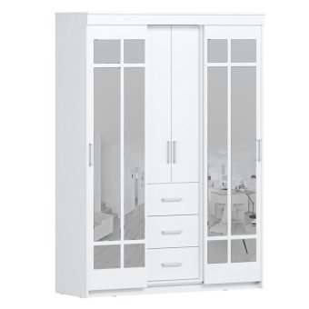 Комфорт 6 М шкаф-купе (Белый)