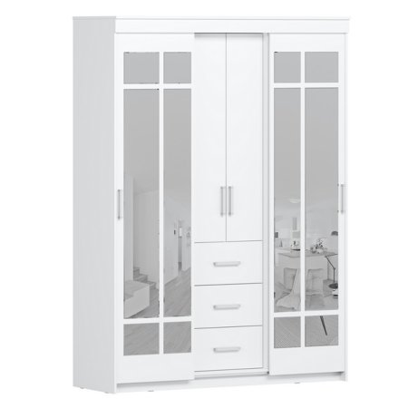 Комфорт 6 М шкаф-купе (Белый)