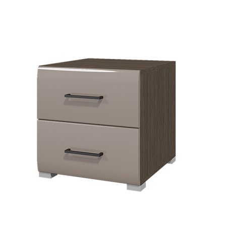 Ненси тумбочка (Венге/Капучино глянец)