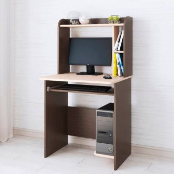 Компьютерный стол Грета 1 (Венге/Дуб молочный)