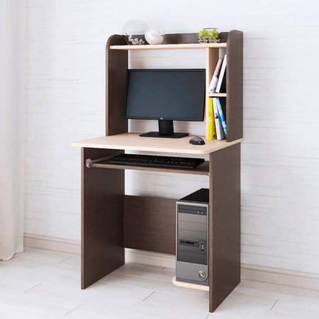 Компьютерный стол Грета 1 (Венге/Дуб молочный)