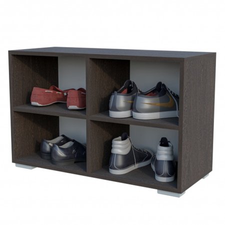 Вегас прихожая обувница снято с производства (Венге/Белый глянец)