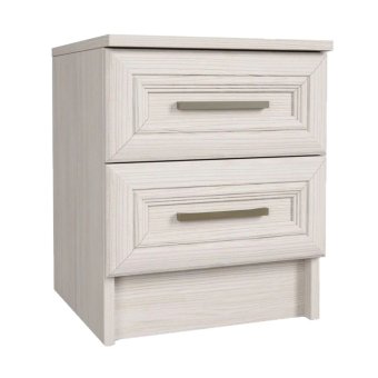 Принцесса тумба детская 2 ящика (Анкор белый) ЦРК.ПРН.03