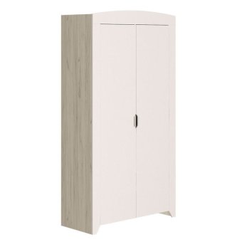 Буква Шкаф детский многофункциональный детский (Дуб крафт белый/ Белый софт)