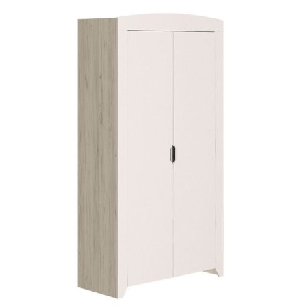 Буква Шкаф детский многофункциональный детский (Дуб крафт белый/ Белый софт)