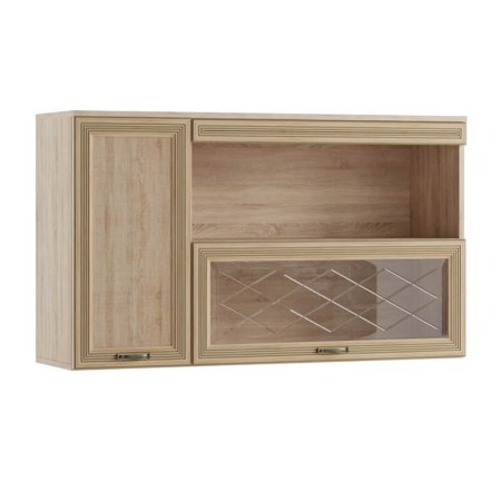 Ливорно полка навесная ЛН-4 (Дуб сонома)