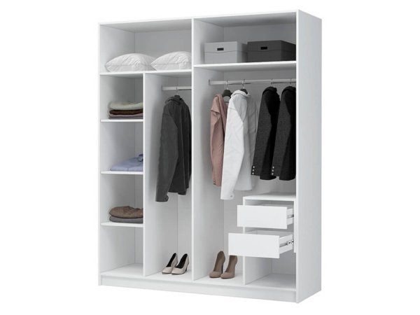 Лион ШК-03 Шкаф 4 ств (Белый)