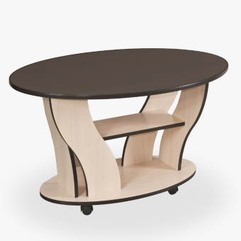 Стол журнальный СЖ-5 Официант (Венге / Дуб молочный)