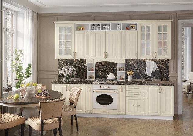 Модульная кухня Лондон (Дуб крем)