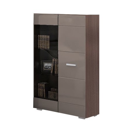 Вегас Стеллаж снято с производства (Шимо темный/кофе с молоком глянец)