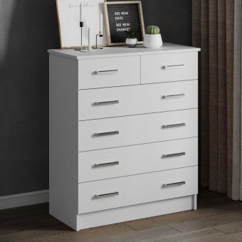 Комод Катрин 5 (Белый)