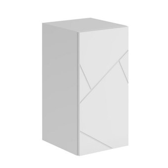 Гранж Шкаф навесной ШН-001 (Белый/белый софт)