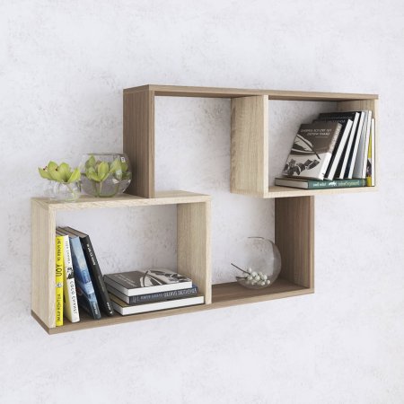 Полка навесная ПН-3 (Шимо темный/Сонома)