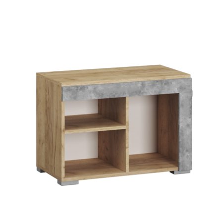 Галант тумба (Дуб крафт золотой/ателье светлое)