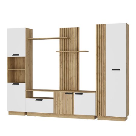 Гостиная Мишель тип 2 ГС-01 (крафт/белый)