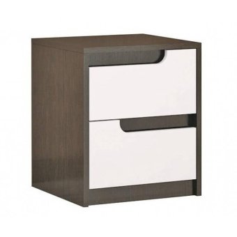 Гавана тумба прикроватная (Венге/акрил белый)