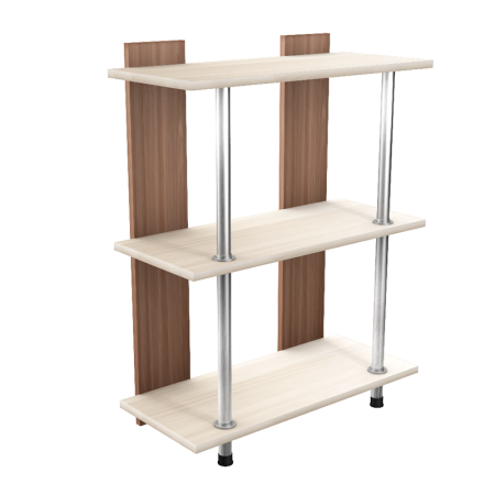 Стеллаж Лиана-2 прямая маленькая (Шимо комби)