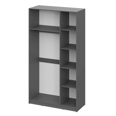 Берген шкаф ШК-1200 3 ств. (Графит)