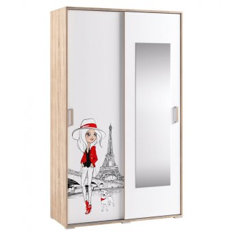 Бланка шкаф-купе корпус + фасад (Сонома/фотопечать)