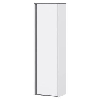 Линда-2 шкаф со штангой (Белый/графит) ЦРК.ЛНД.02