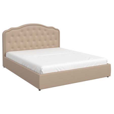 Селин кровать 160х200 + металлокаркас + подъемный механизм (Бежевый)