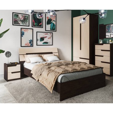 Гавана тумба прикроватная (Венге/Дуб молочный)