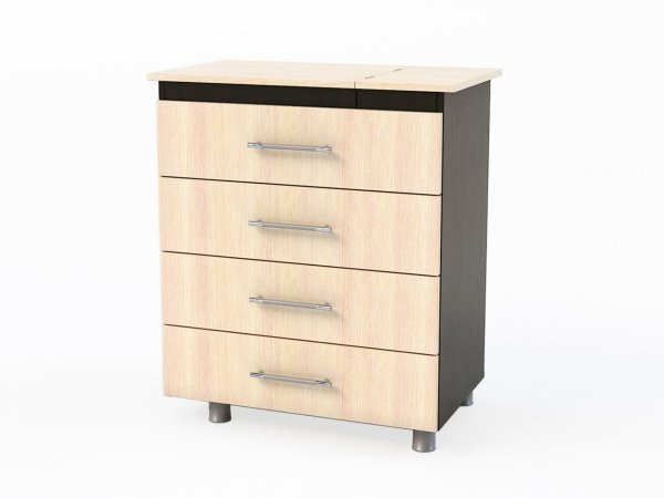 Комод К-1.4 с гладильной доской (Венге / Дуб молочный)