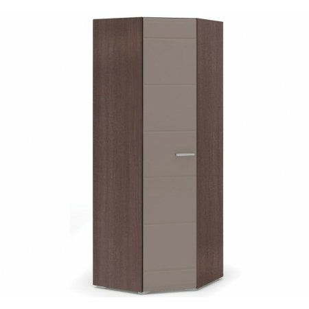 Вегас шкаф угловой снято с производства (Шимо темный/кофе с молоком глянец)