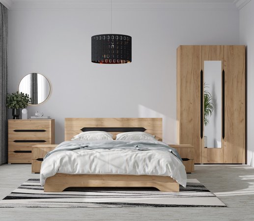 Вега комод 800 (Дуб крафт золотой)