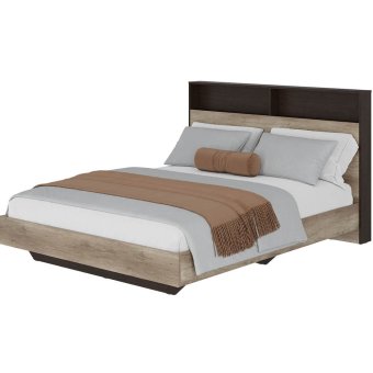 Энигма Кровать 160х200 КР-16 (дуб каньон/венге)