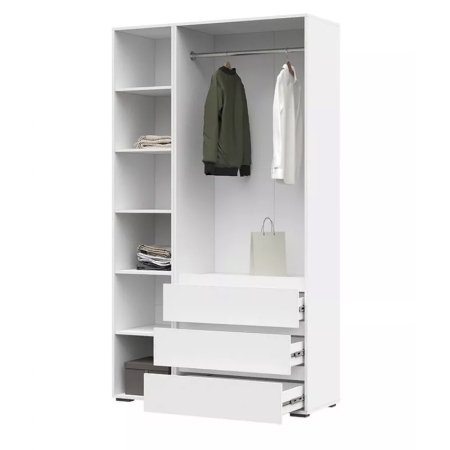 Хелен шкаф ШК 06 3 ств (Крафт золотой/Белый)