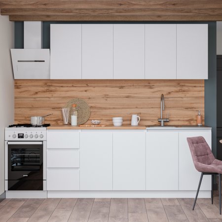 Кухня Мори 2,0м (Белый)