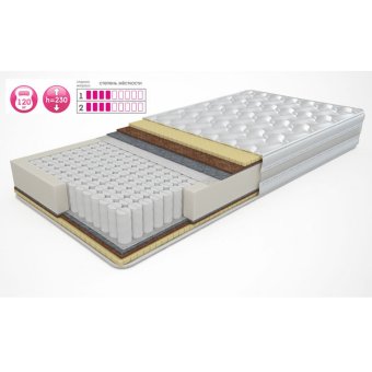 Матрас Элит латекс плюс 3D (чехол трикотаж)