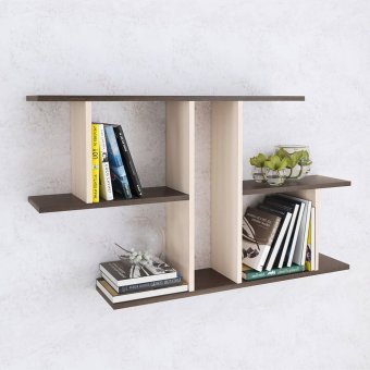 Полка навесная ПН-4 (Венге/Дуб молочный)