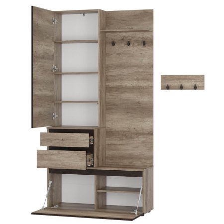 Энигма прихожая ПР-04 (дуб каньон/венге)