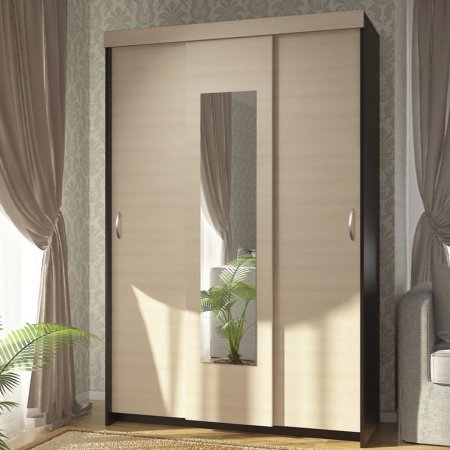 Комфорт 9 М шкаф-купе (Венге/Дуб молочный)