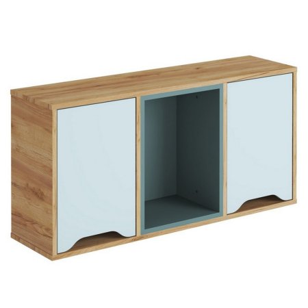 Rich Рич Полка навесная ПН-001 для детской (Мята/Сумеречный голубой)