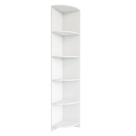 Ki-Ki Стеллаж угловой СДУ 370.1 (белое дерево)