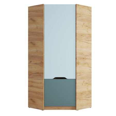 Rich Рич шкаф ШК-003 для детской (Мята/Сумеречный голубой)