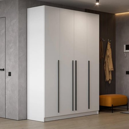 Берген шкаф ШК-1600 4 ств. (Белый)