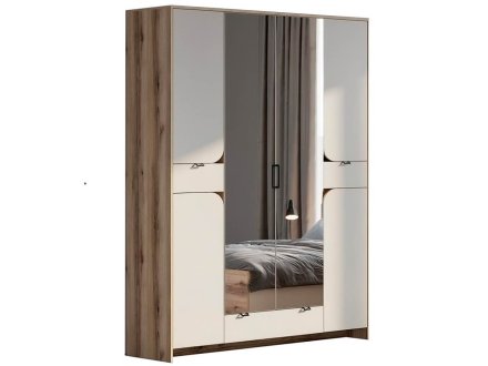 Четырехстворчатые распашные шкафы