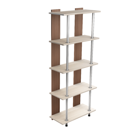 Стеллаж Лиана-4 прямая большая (Шимо комби)