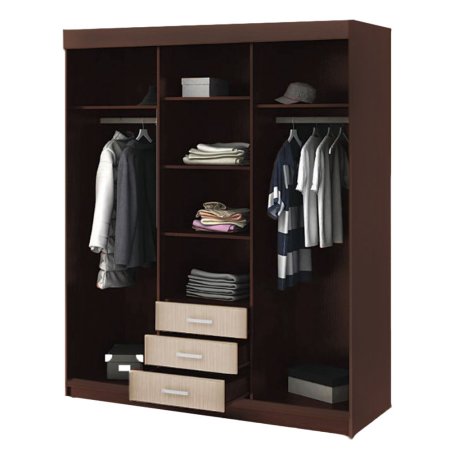 Шкаф-купе Лидер 1К (Шимо комби)