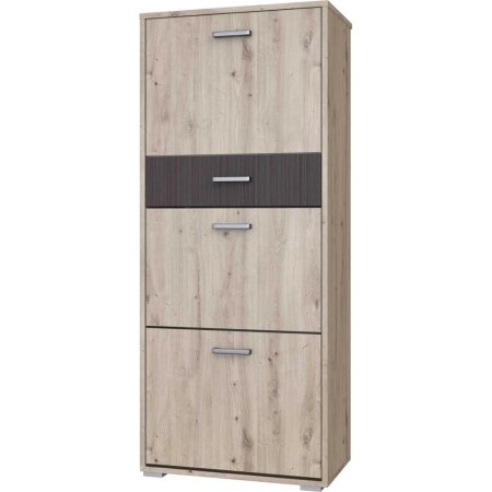 Индиго тумба для обуви (Дуб Бонифаций/Вольфрам)