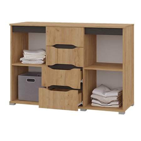 Вега комод 1200 (Дуб крафт золотой)