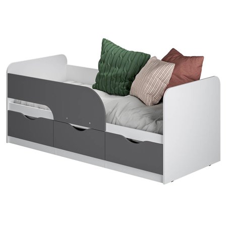 Кровать 0,9 м Стандарт КР-22 80х186 см (белый/F02)